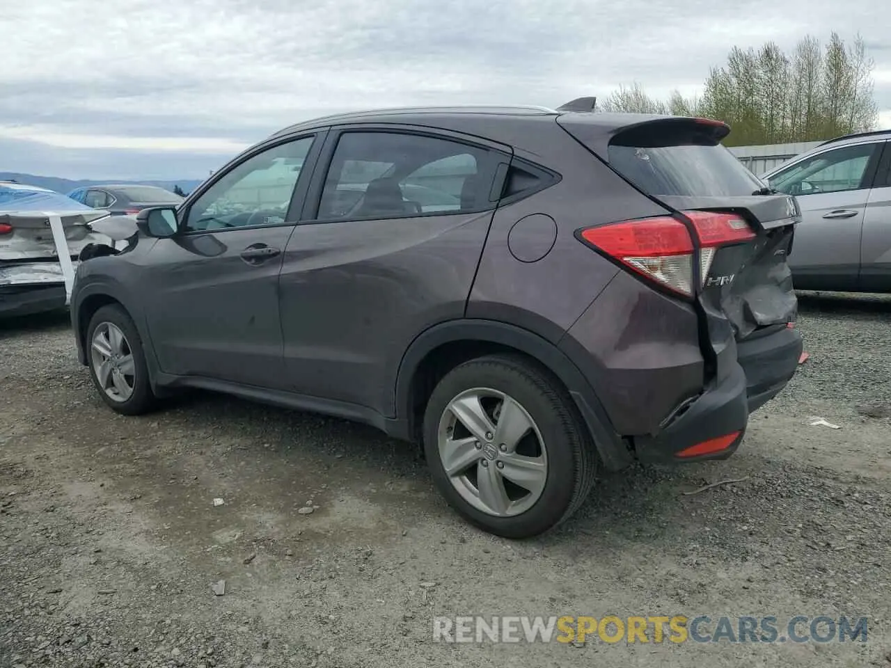 2 Photograph of a damaged car 3CZRU6H58KM714130 HONDA HR-V 2019