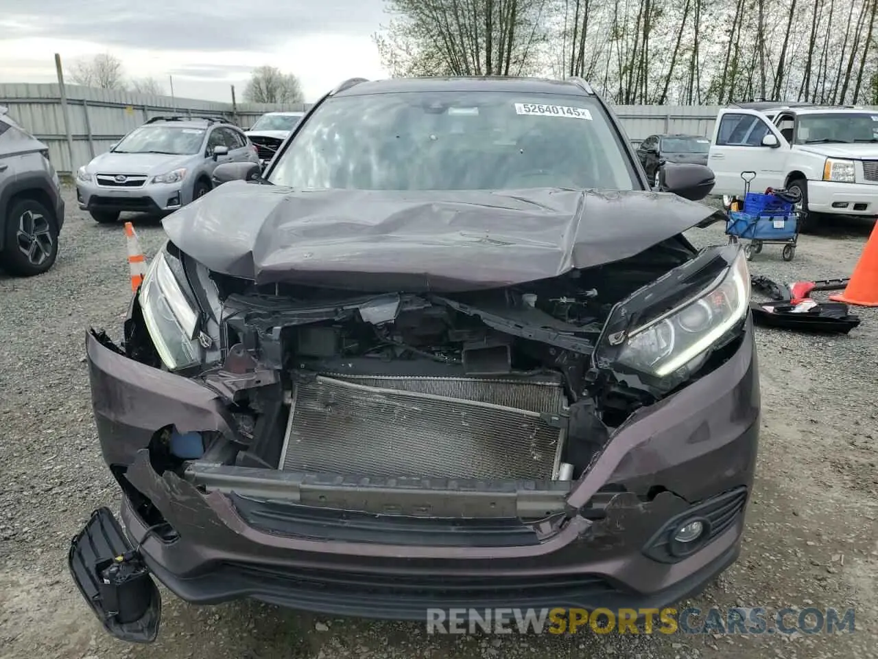 5 Photograph of a damaged car 3CZRU6H58KM714130 HONDA HR-V 2019