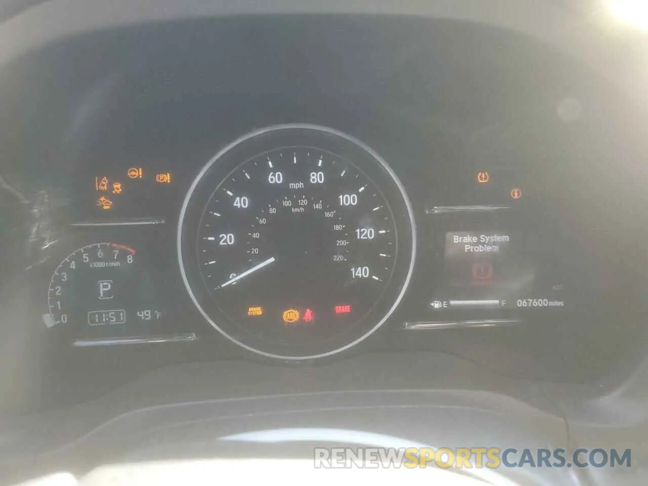 9 Photograph of a damaged car 3CZRU6H58KM728271 HONDA HR-V 2019