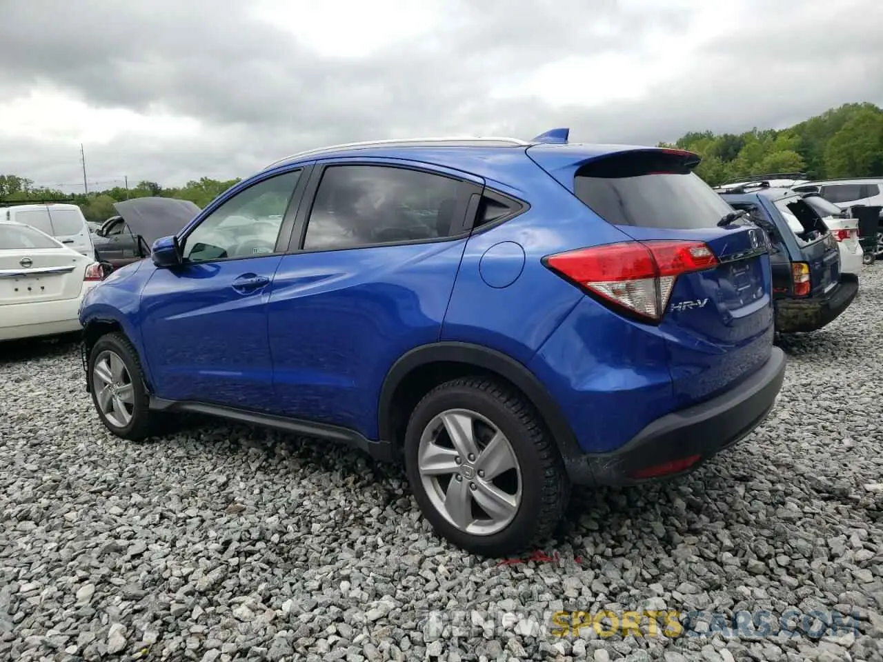 2 Photograph of a damaged car 3CZRU6H58KM741991 HONDA HR-V 2019