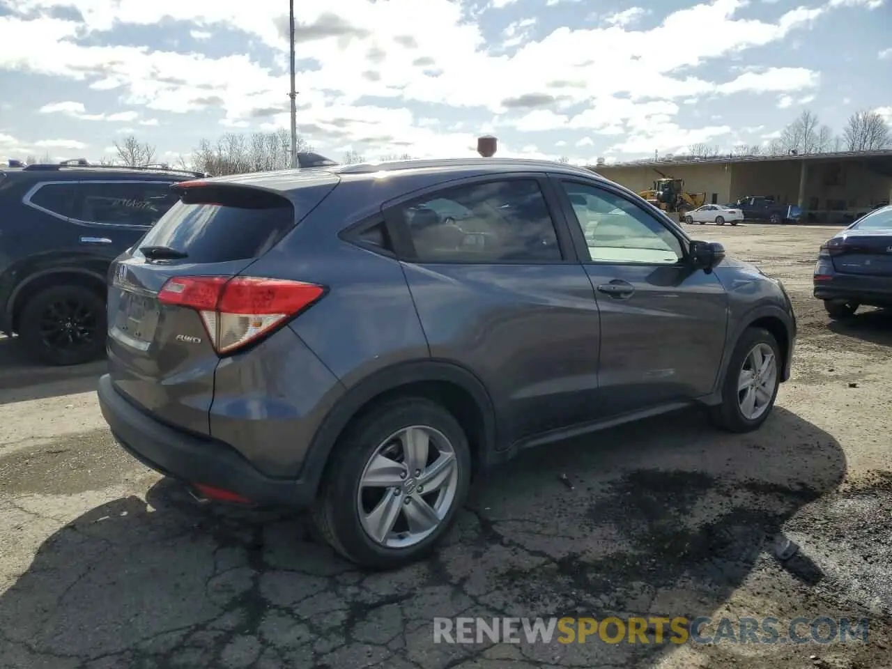 3 Photograph of a damaged car 3CZRU6H59KM731096 HONDA HR-V 2019
