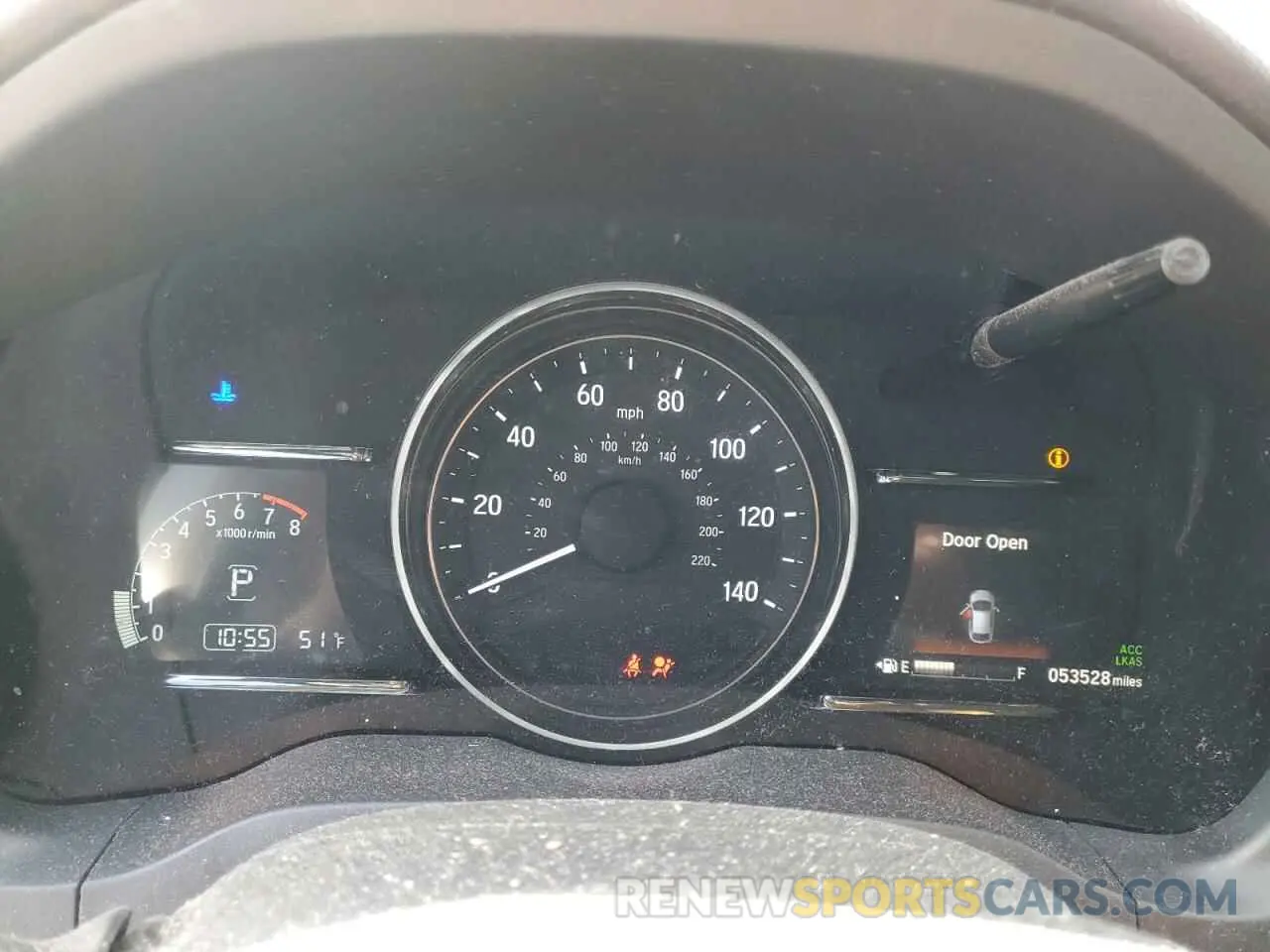 9 Photograph of a damaged car 3CZRU6H59KM731096 HONDA HR-V 2019
