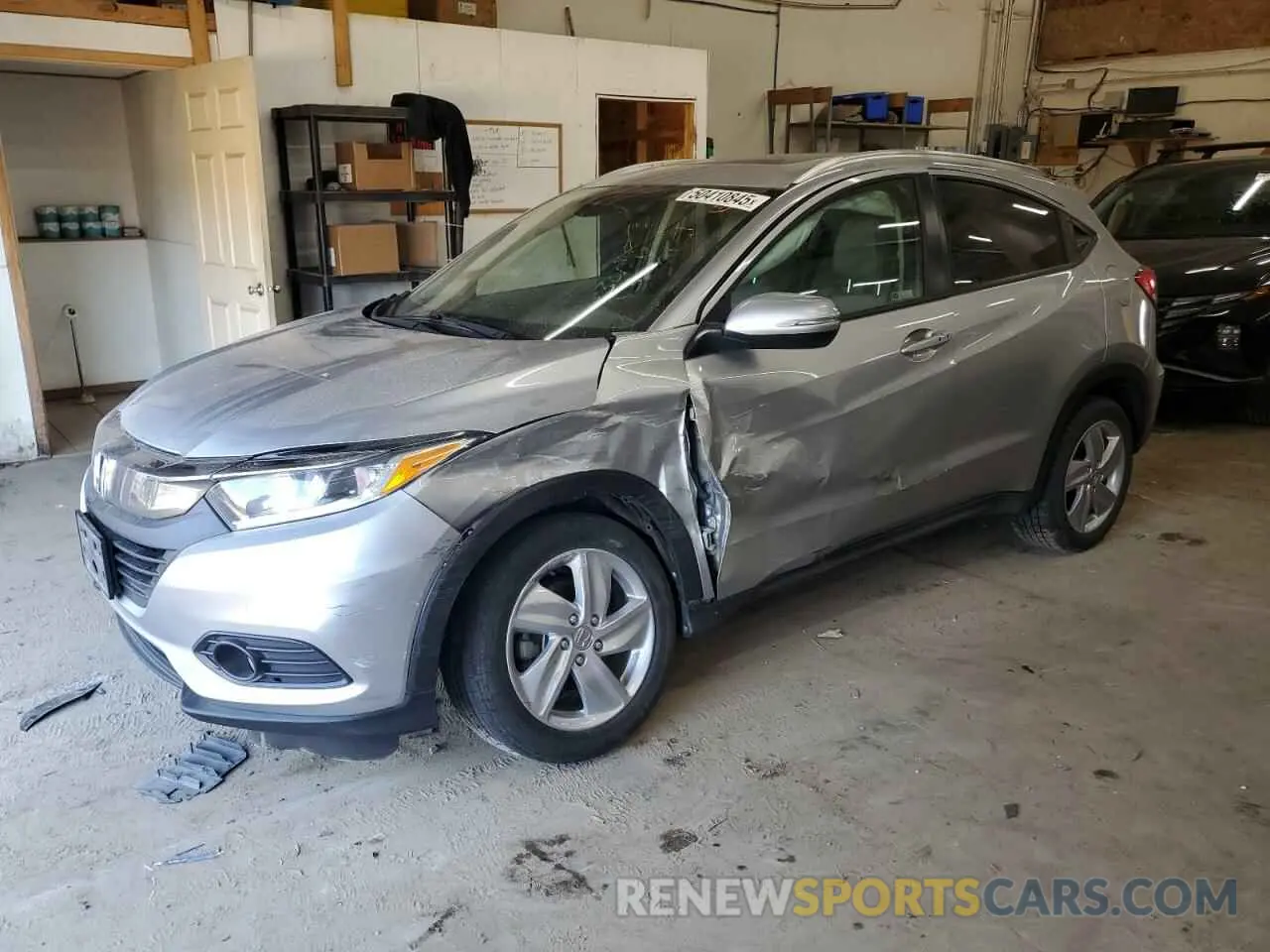 1 Photograph of a damaged car 3CZRU6H70KM723650 HONDA HR-V 2019
