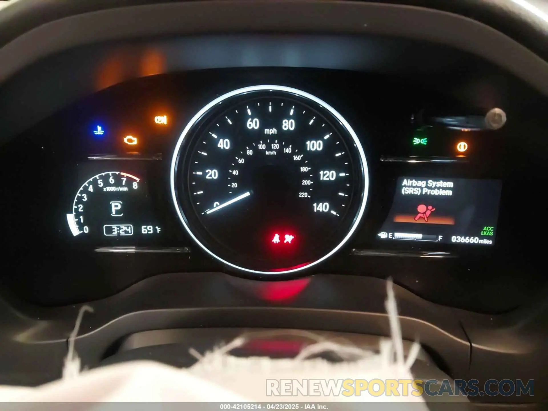 7 Photograph of a damaged car 3CZRU6H72KM716358 HONDA HR-V 2019