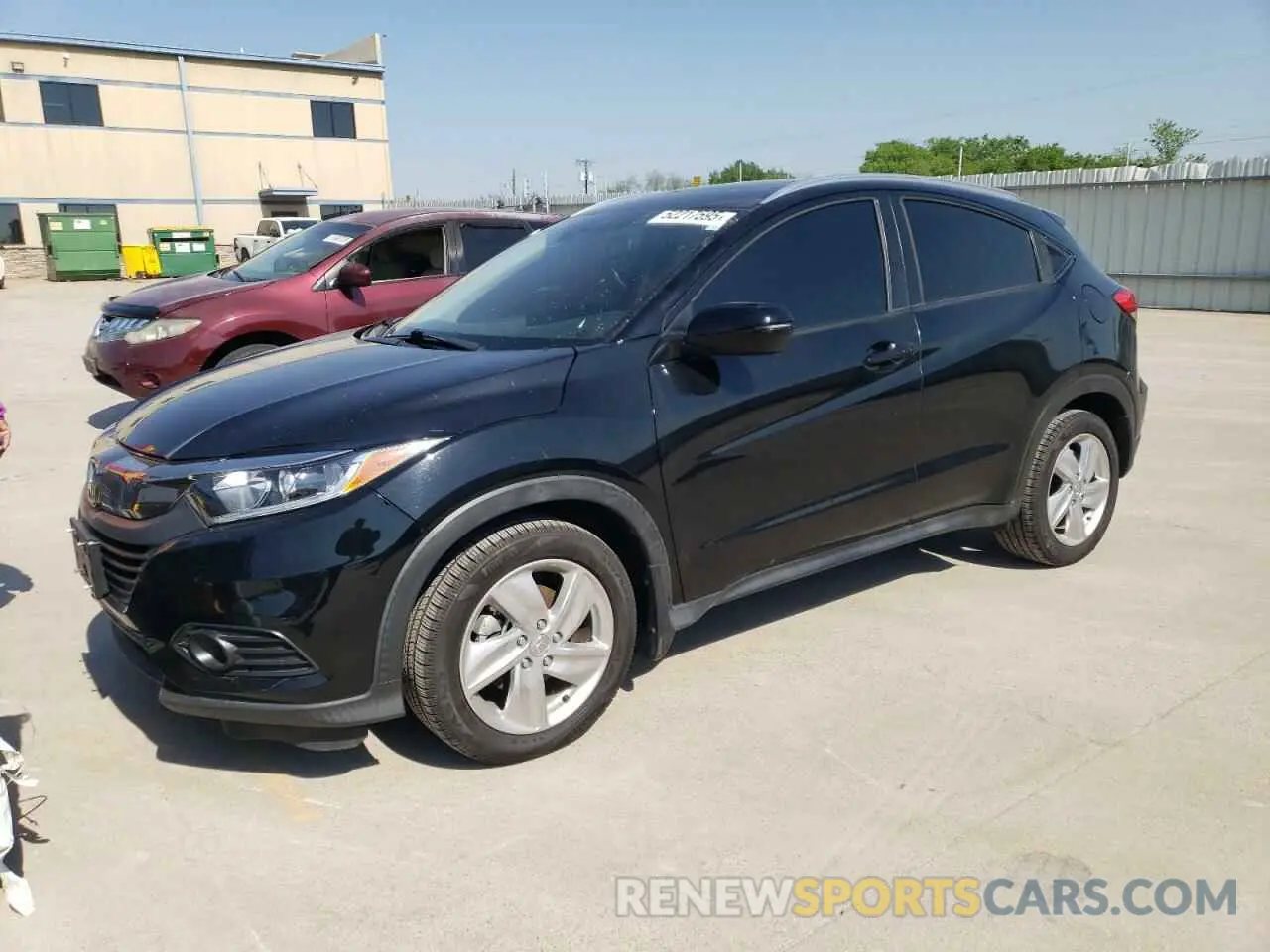 1 Photograph of a damaged car 3CZRU6H73KM723108 HONDA HR-V 2019