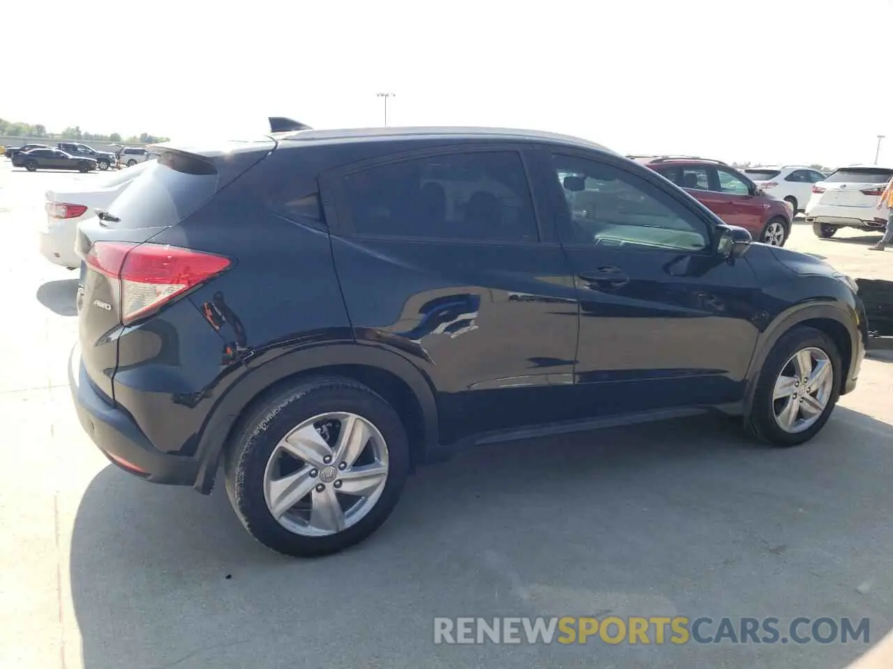 3 Photograph of a damaged car 3CZRU6H73KM723108 HONDA HR-V 2019