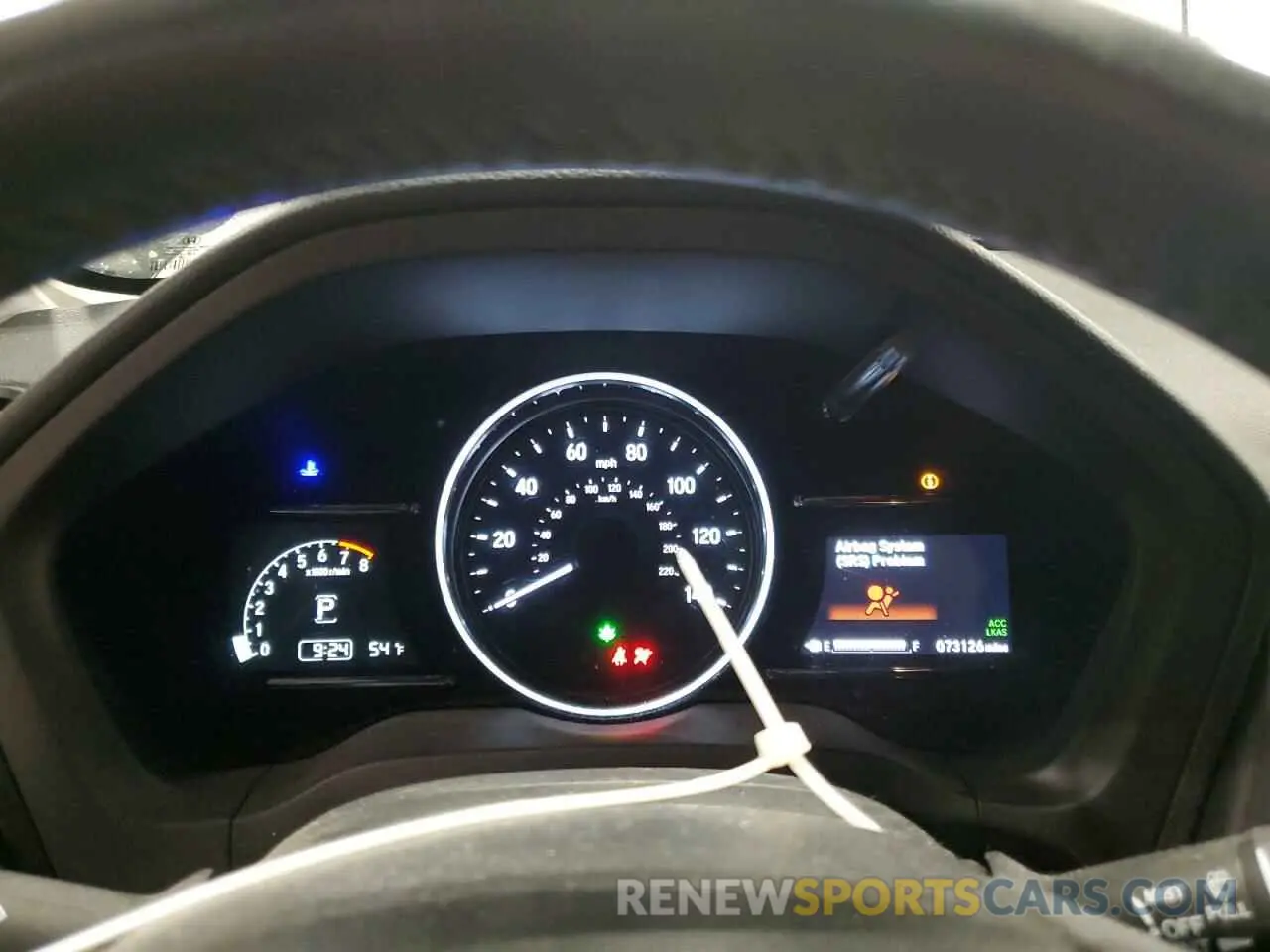 9 Photograph of a damaged car 3CZRU6H74KM703594 HONDA HR-V 2019