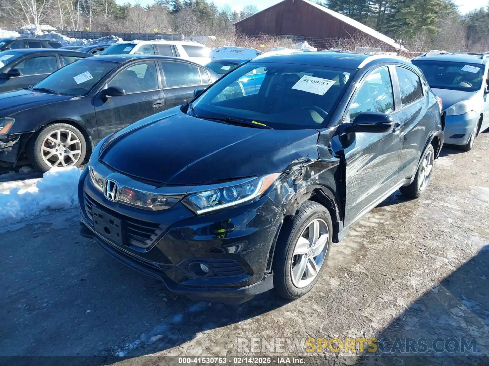 2 Photograph of a damaged car 3CZRU6H74KM715017 HONDA HR-V 2019