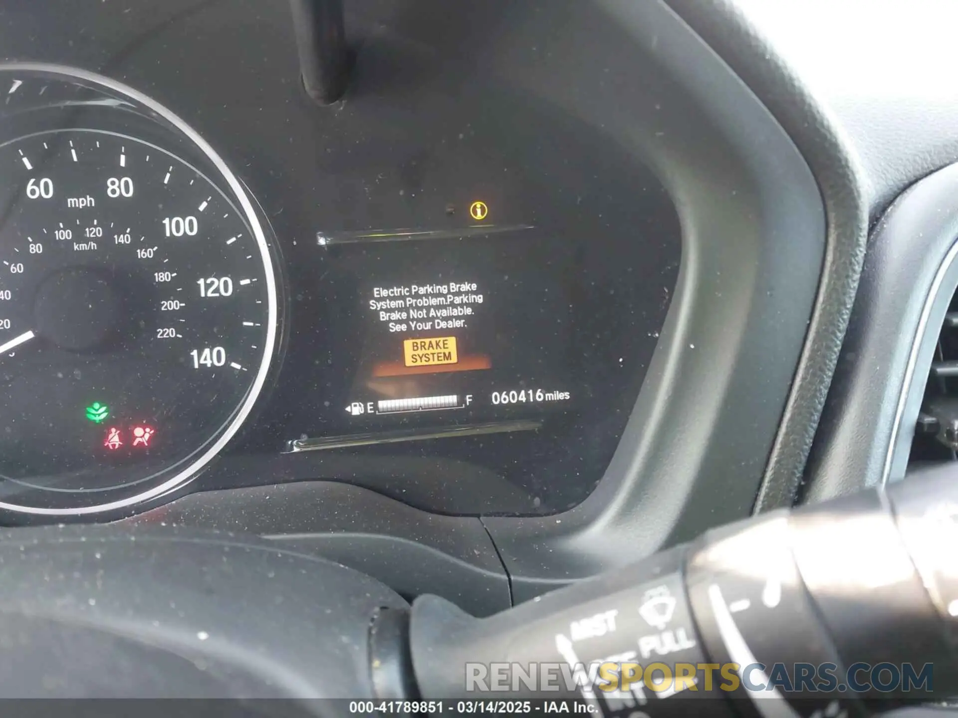 7 Photograph of a damaged car 3CZRU6H74KM735154 HONDA HR-V 2019