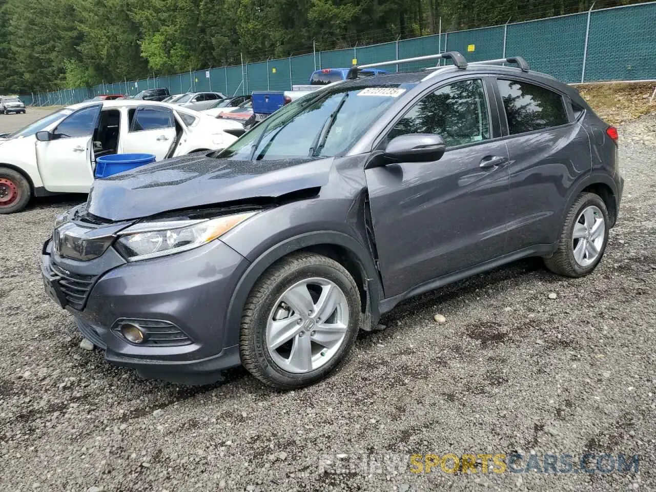 1 Photograph of a damaged car 3CZRU6H75KM710084 HONDA HR-V 2019