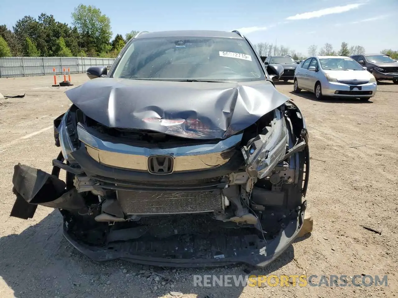 5 Photograph of a damaged car 3CZRU6H78KM724304 HONDA HR-V 2019