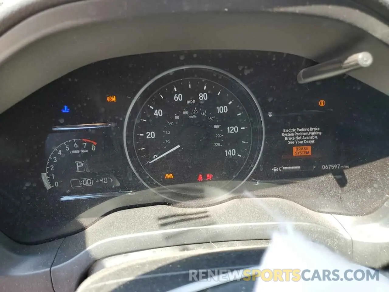 9 Photograph of a damaged car 3CZRU6H78KM724304 HONDA HR-V 2019