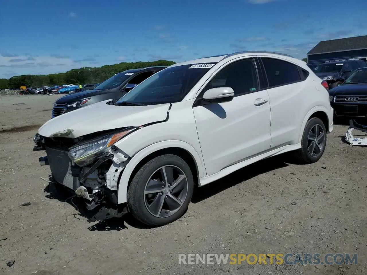 1 Photograph of a damaged car 3CZRU6H91KM712237 HONDA HR-V 2019