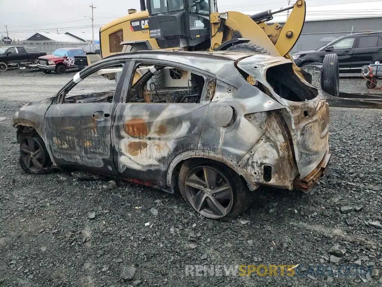 2 Photograph of a damaged car 3CZRU6H95KM106620 HONDA HR-V 2019