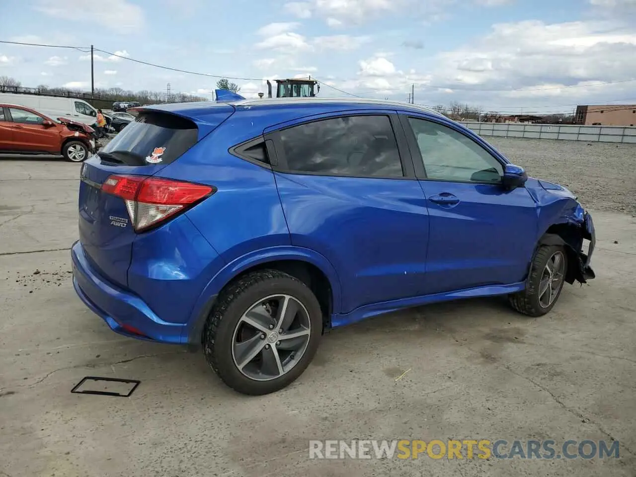 3 Photograph of a damaged car 3CZRU6H95KM710460 HONDA HR-V 2019
