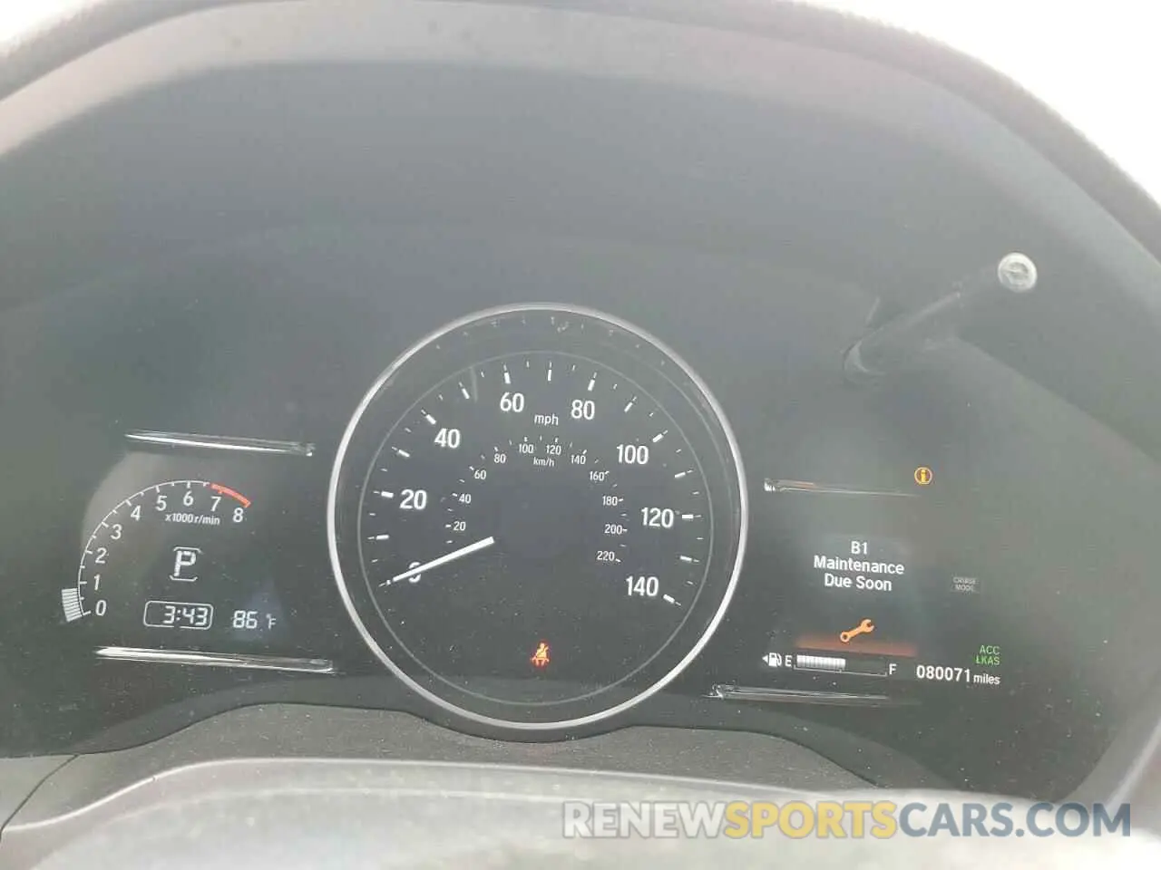 9 Photograph of a damaged car 3CZRU6H95KM710460 HONDA HR-V 2019