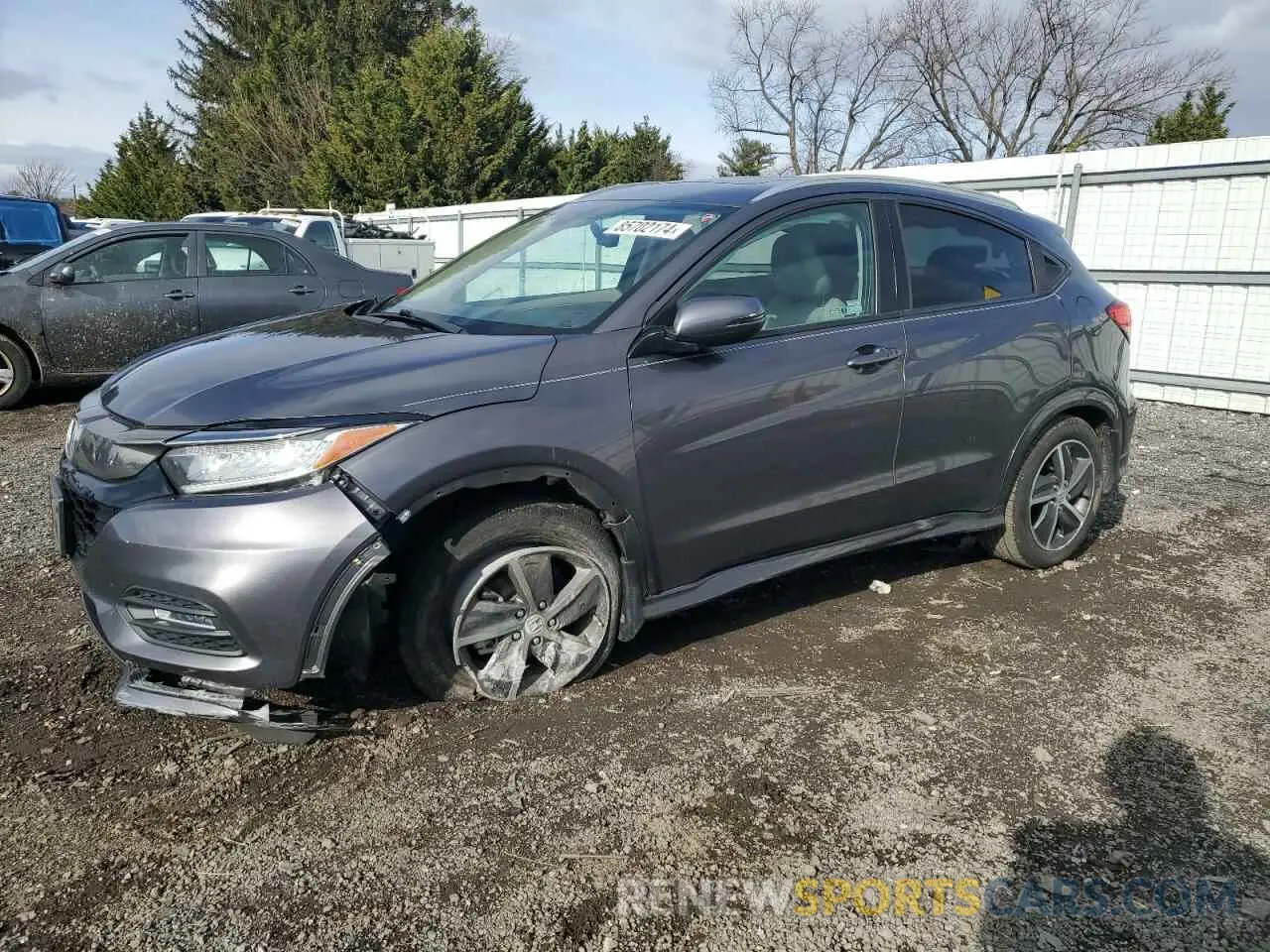 1 Photograph of a damaged car 3CZRU6H97KM701954 HONDA HR-V 2019