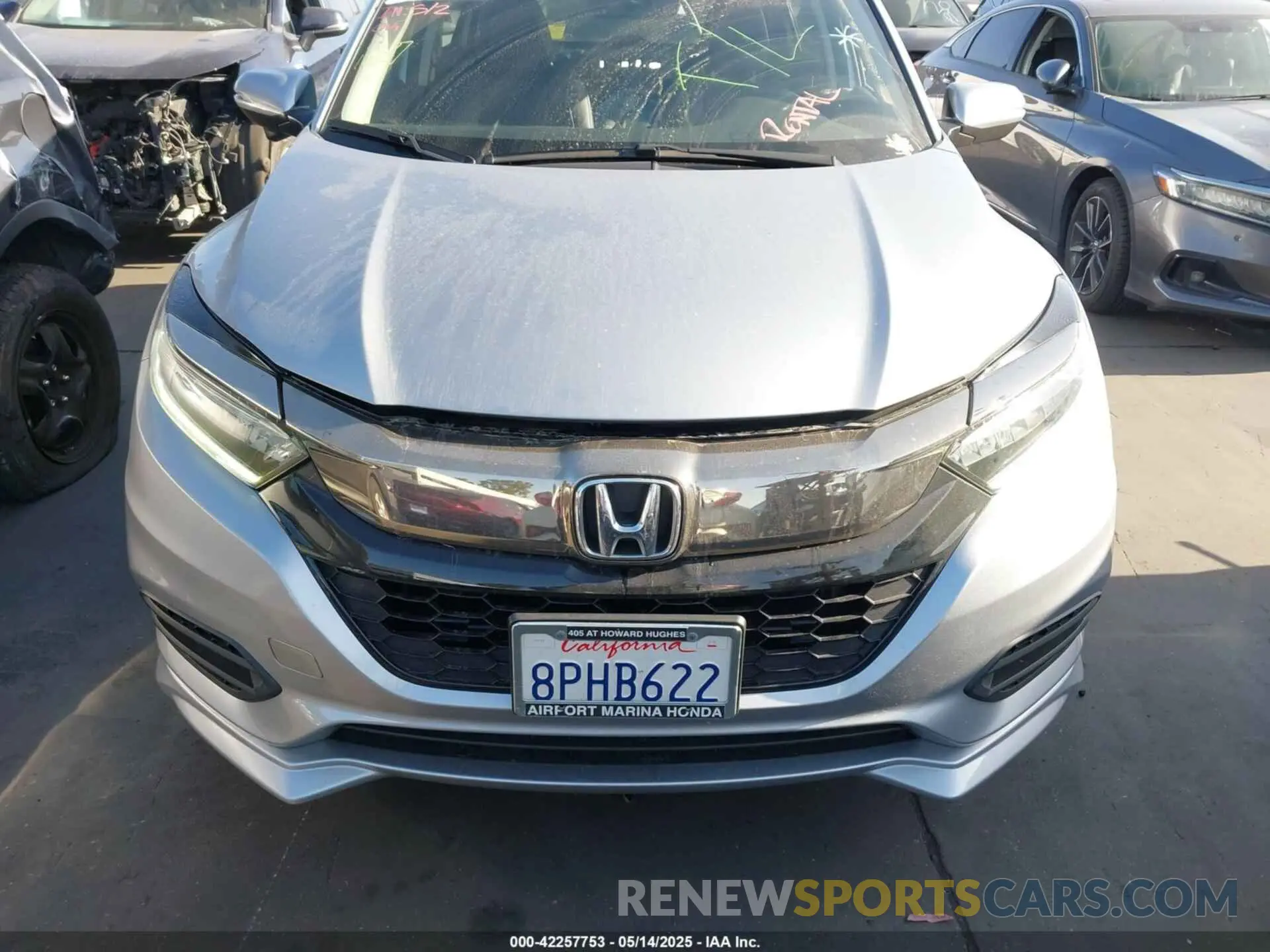 13 Photograph of a damaged car 3CZRU6H97KM711674 HONDA HR-V 2019