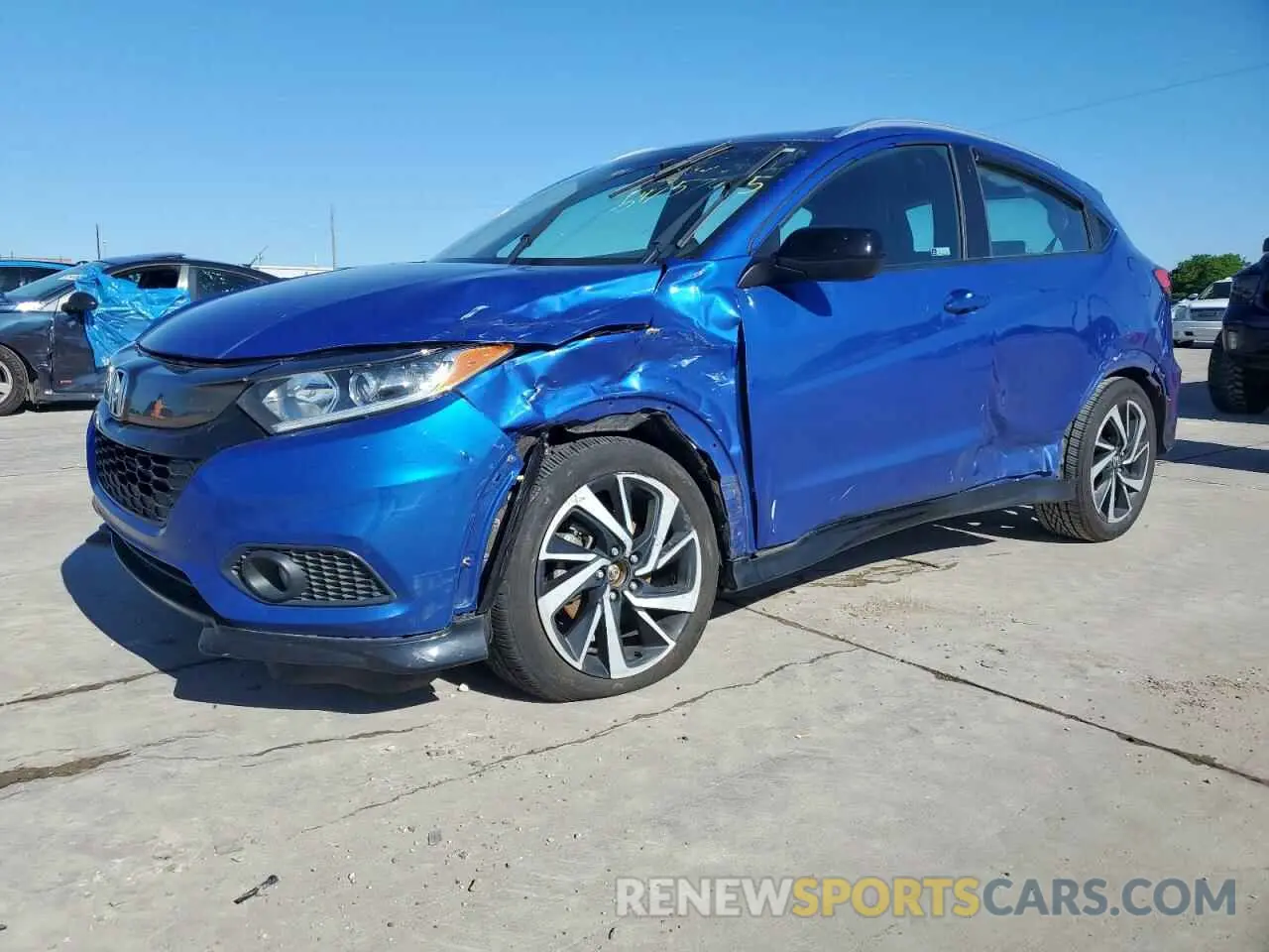 1 Photograph of a damaged car 3CZRU5H10LG700584 HONDA HR-V 2020