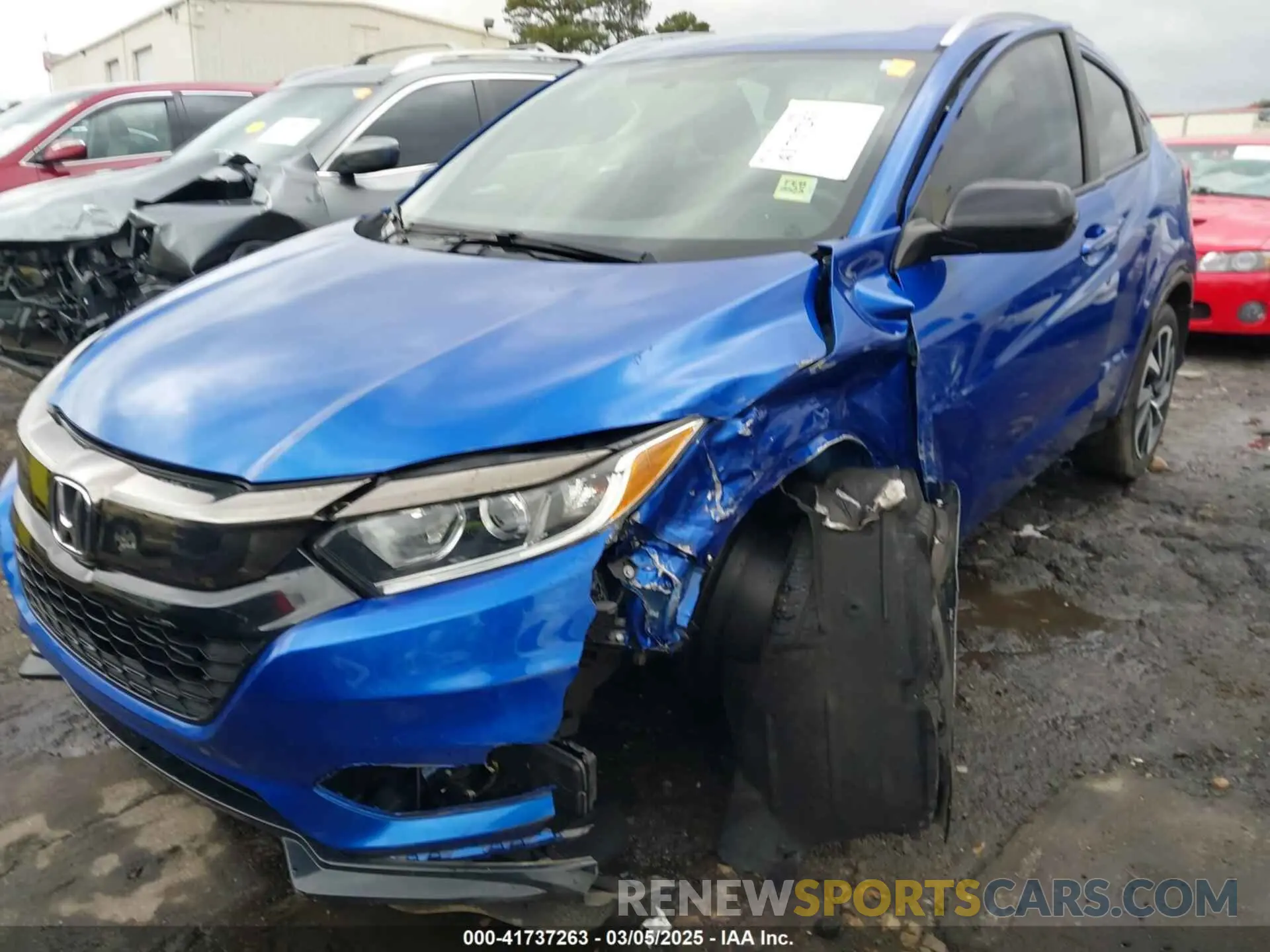 6 Photograph of a damaged car 3CZRU5H11LM715936 HONDA HR-V 2020