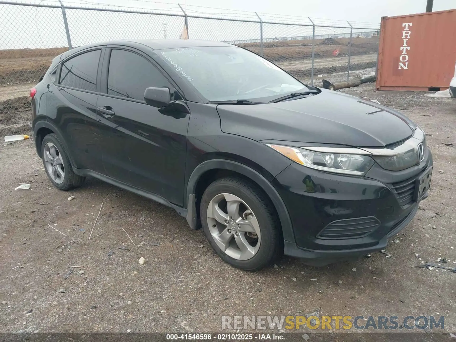 1 Photograph of a damaged car 3CZRU5H39LM707343 HONDA HR-V 2020