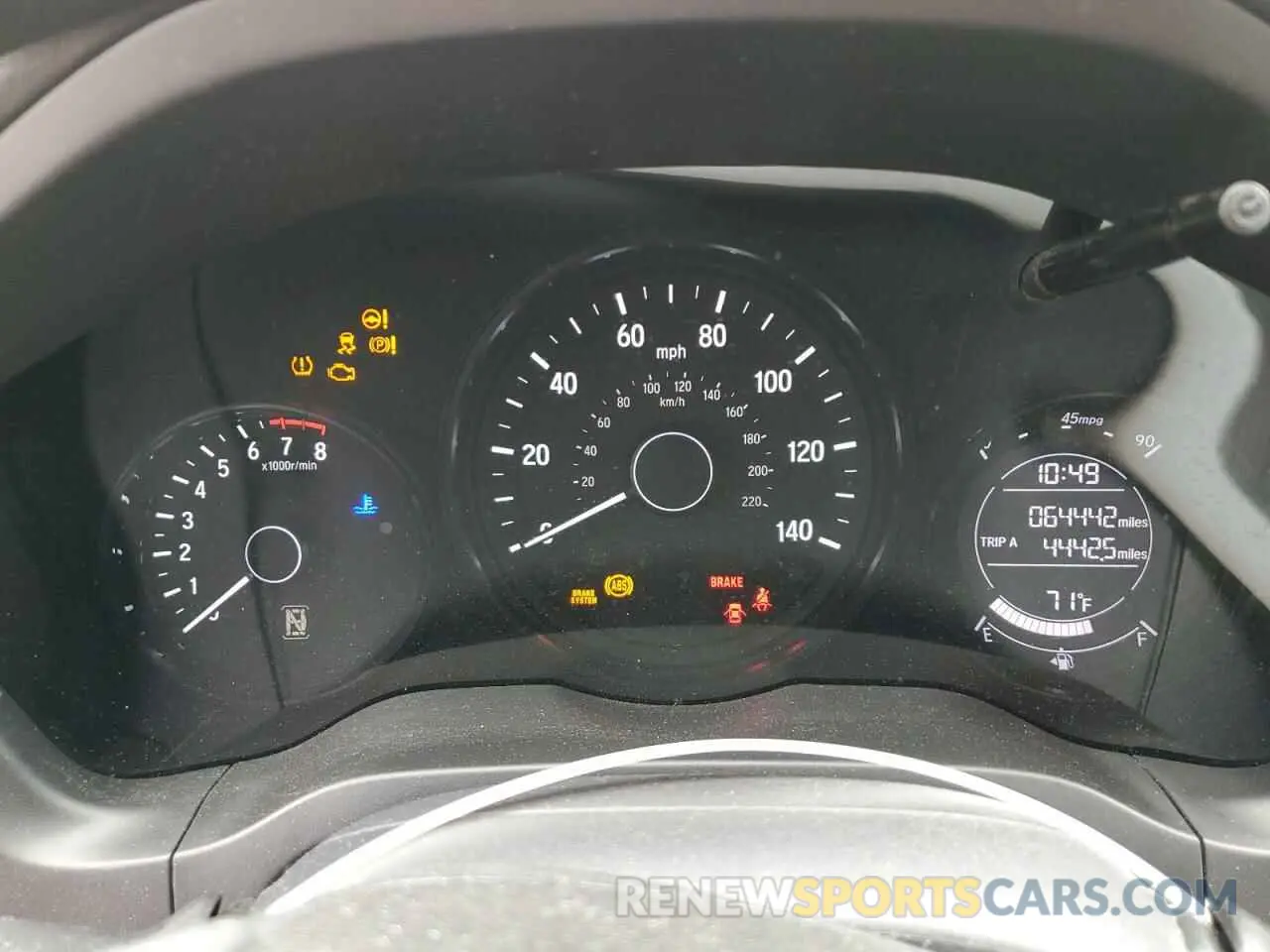 9 Photograph of a damaged car 3CZRU5H39LM711764 HONDA HR-V 2020