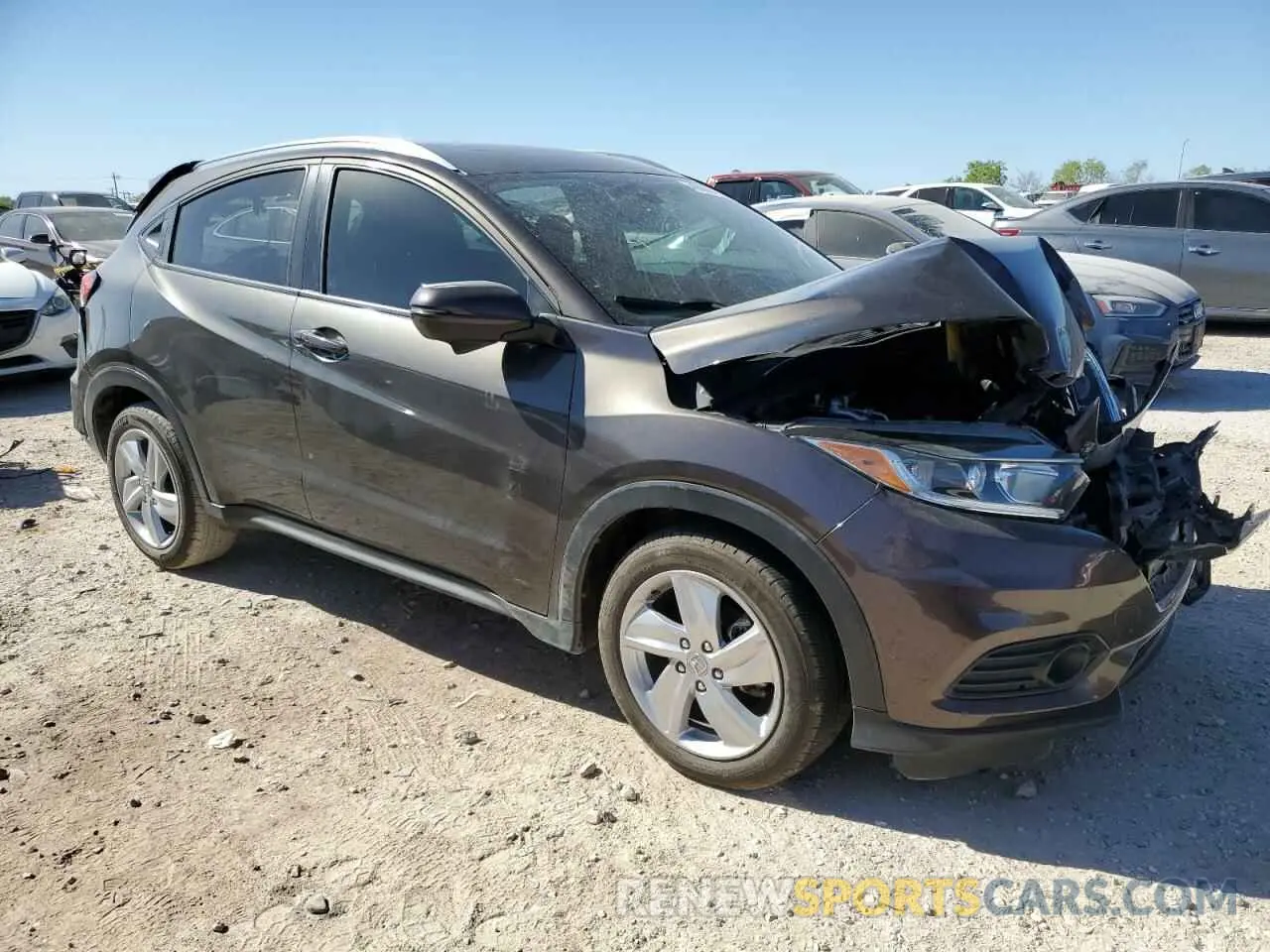 4 Photograph of a damaged car 3CZRU5H59LM715198 HONDA HR-V 2020