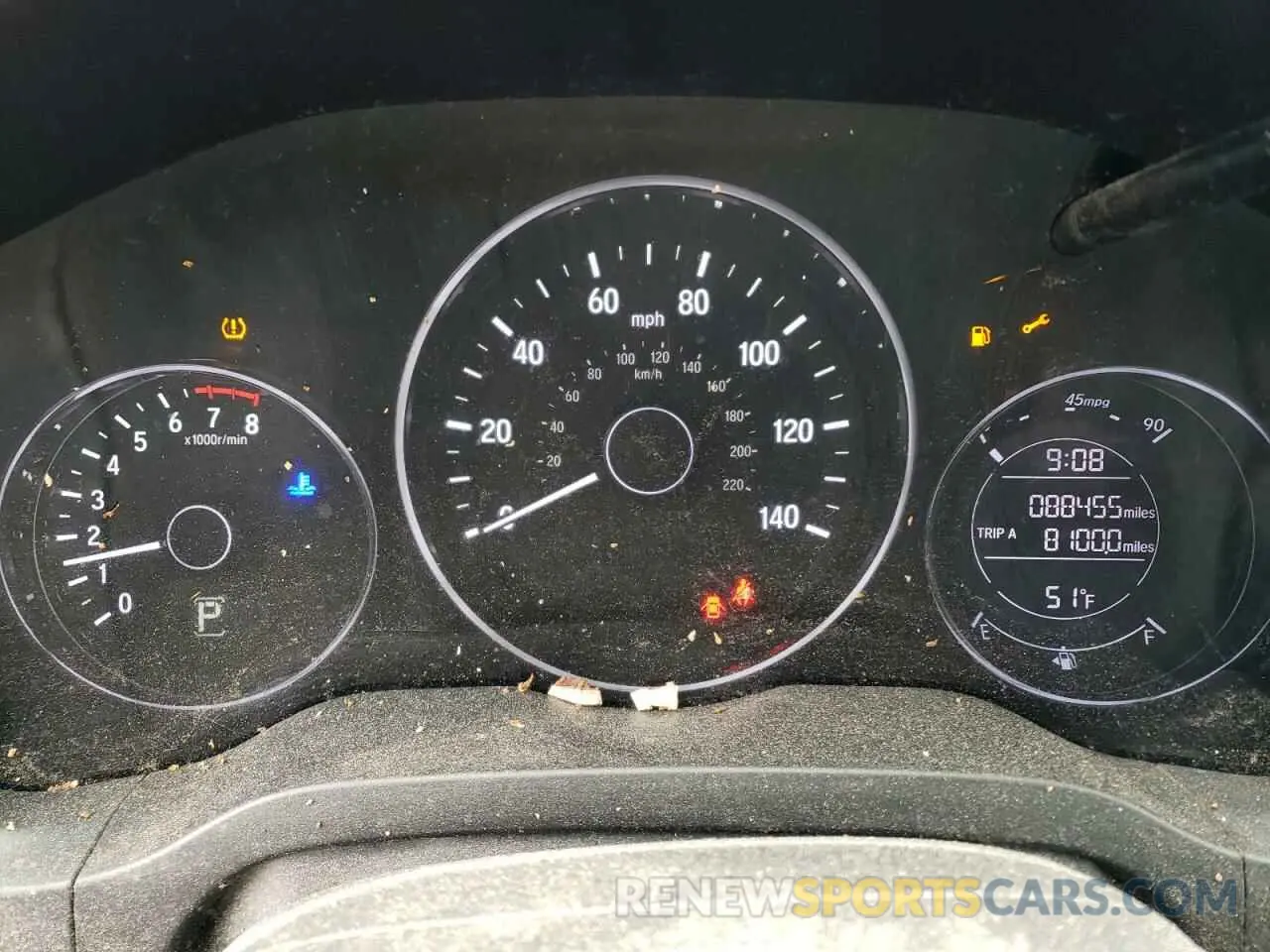 9 Photograph of a damaged car 3CZRU6H10LM731468 HONDA HR-V 2020