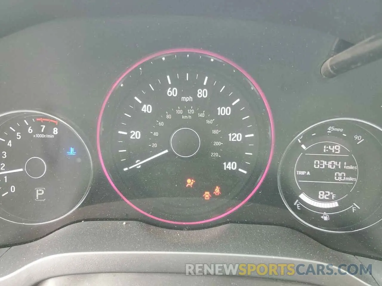 9 Photograph of a damaged car 3CZRU6H13LM716298 HONDA HR-V 2020