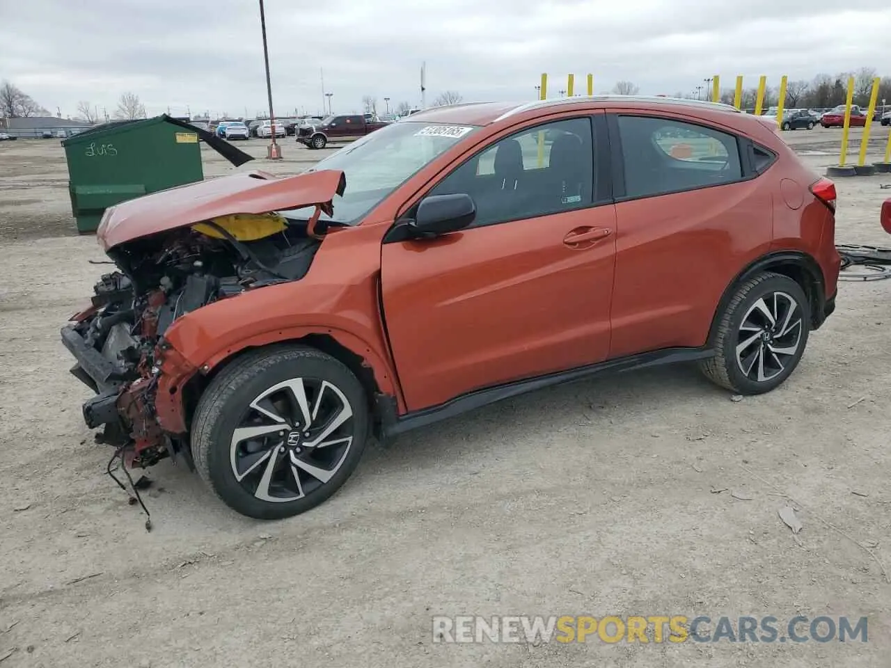 1 Photograph of a damaged car 3CZRU6H16LG701549 HONDA HR-V 2020