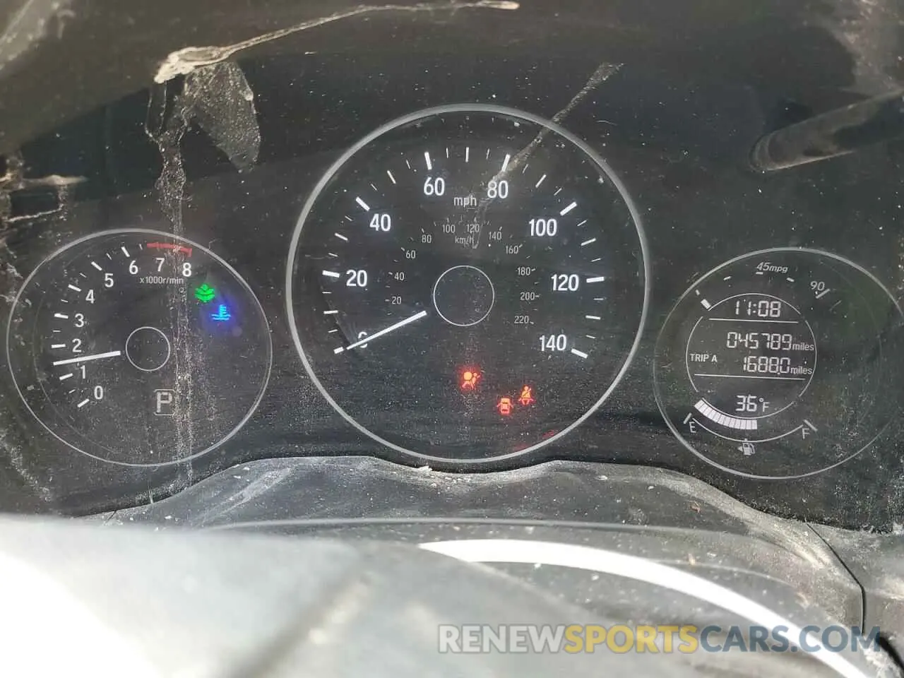 9 Photograph of a damaged car 3CZRU6H30LM714705 HONDA HR-V 2020