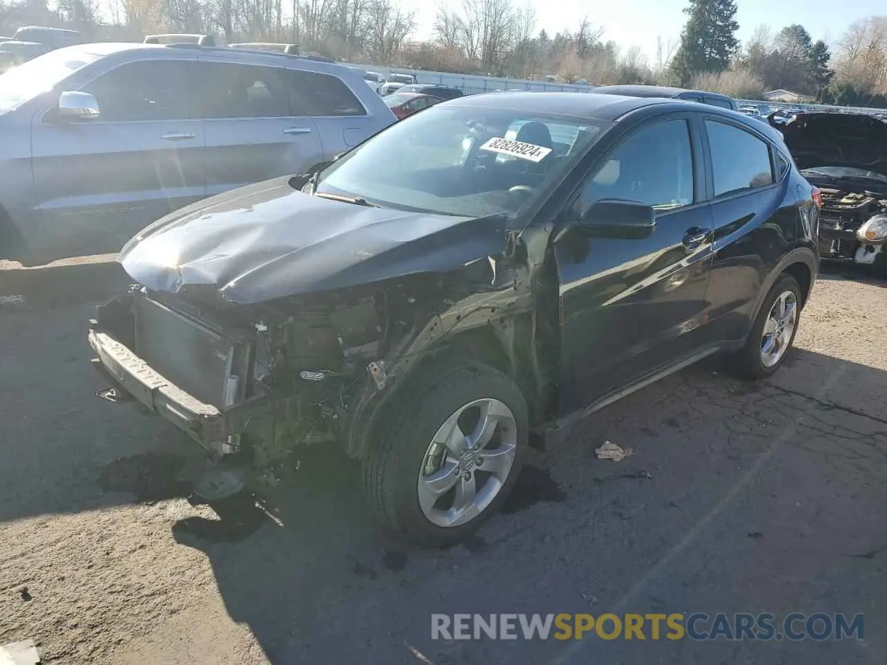 1 Photograph of a damaged car 3CZRU6H33LM739131 HONDA HR-V 2020