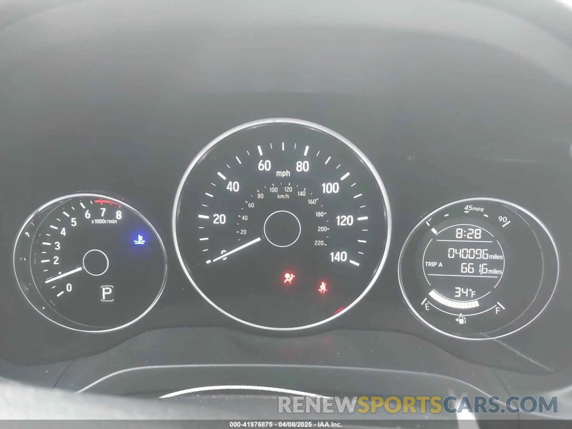 7 Photograph of a damaged car 3CZRU6H34LM716201 HONDA HR-V 2020