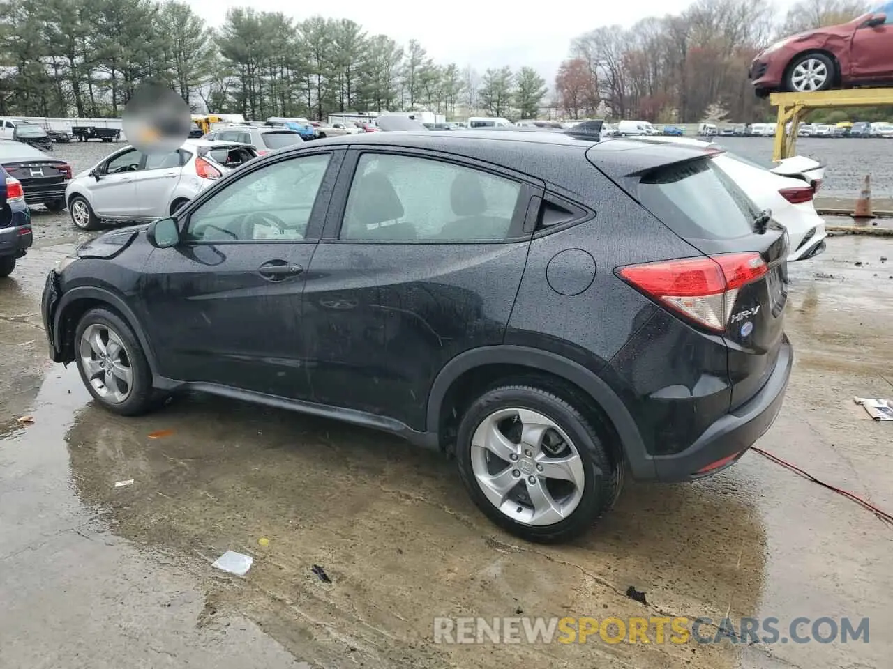 2 Photograph of a damaged car 3CZRU6H3XLG701233 HONDA HR-V 2020