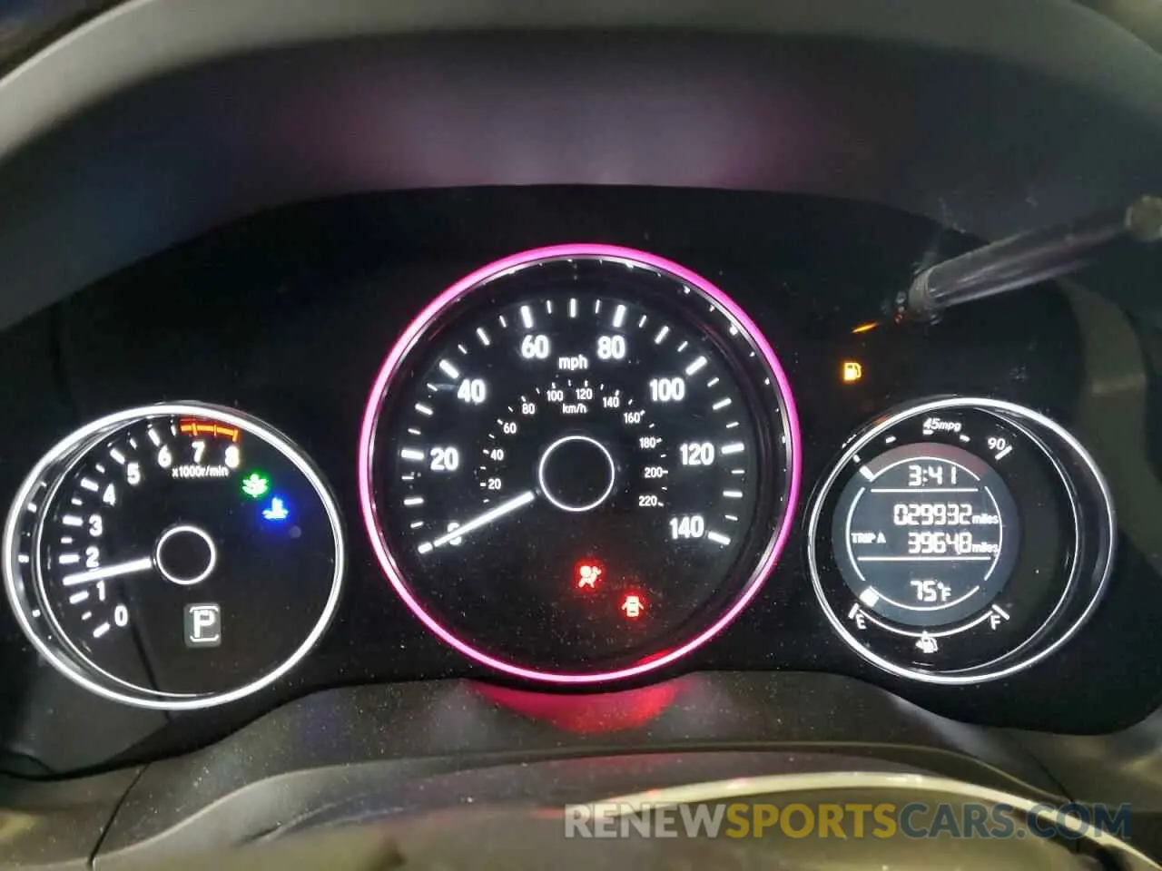 9 Photograph of a damaged car 3CZRU6H3XLM715554 HONDA HR-V 2020
