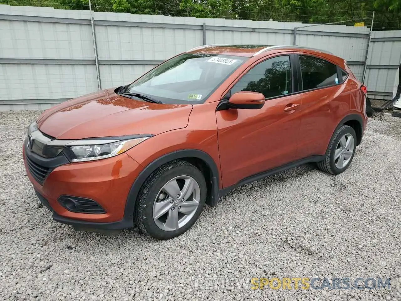 1 Photograph of a damaged car 3CZRU6H51LM709983 HONDA HR-V 2020