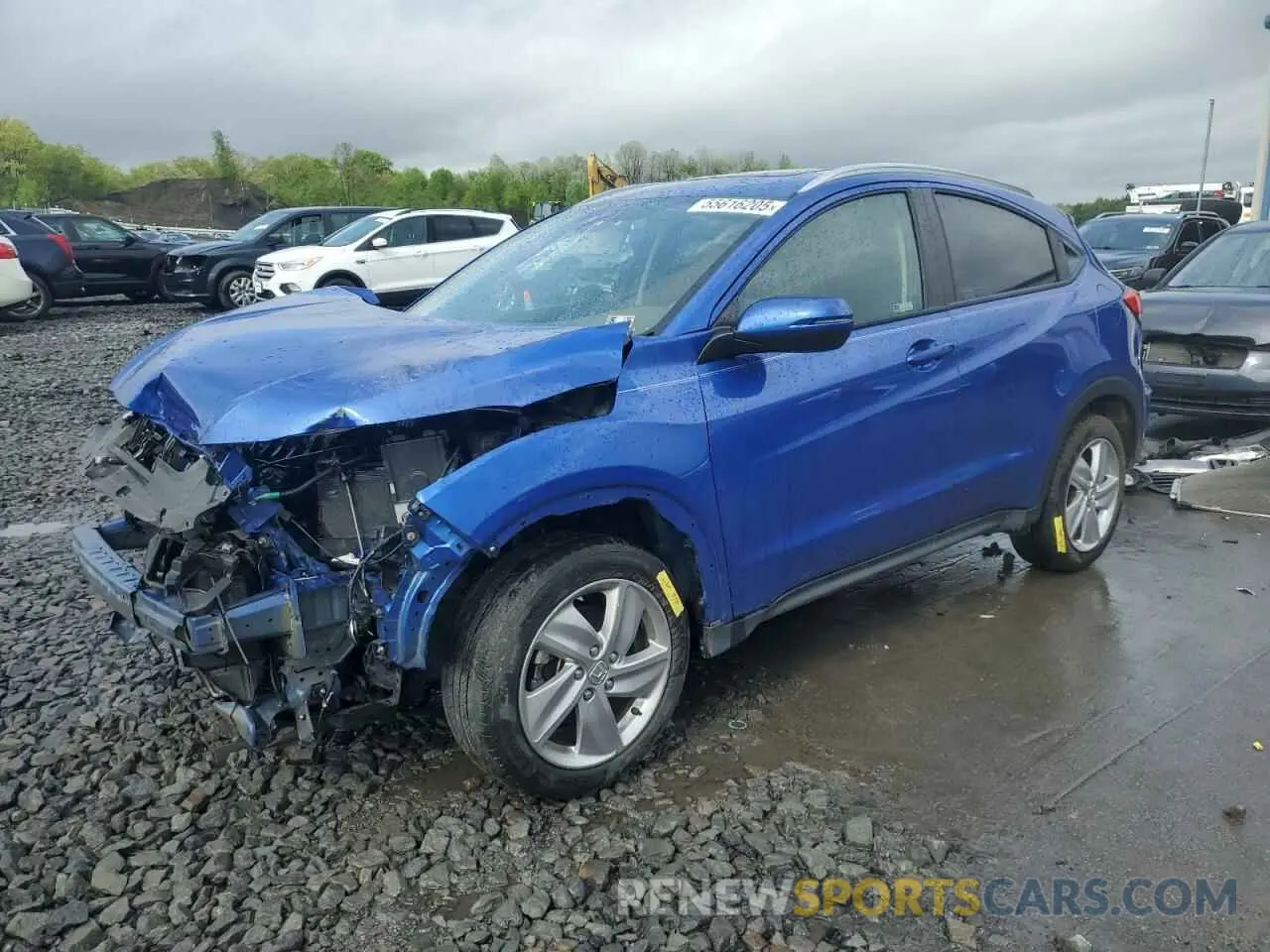 1 Photograph of a damaged car 3CZRU6H52LM706364 HONDA HR-V 2020