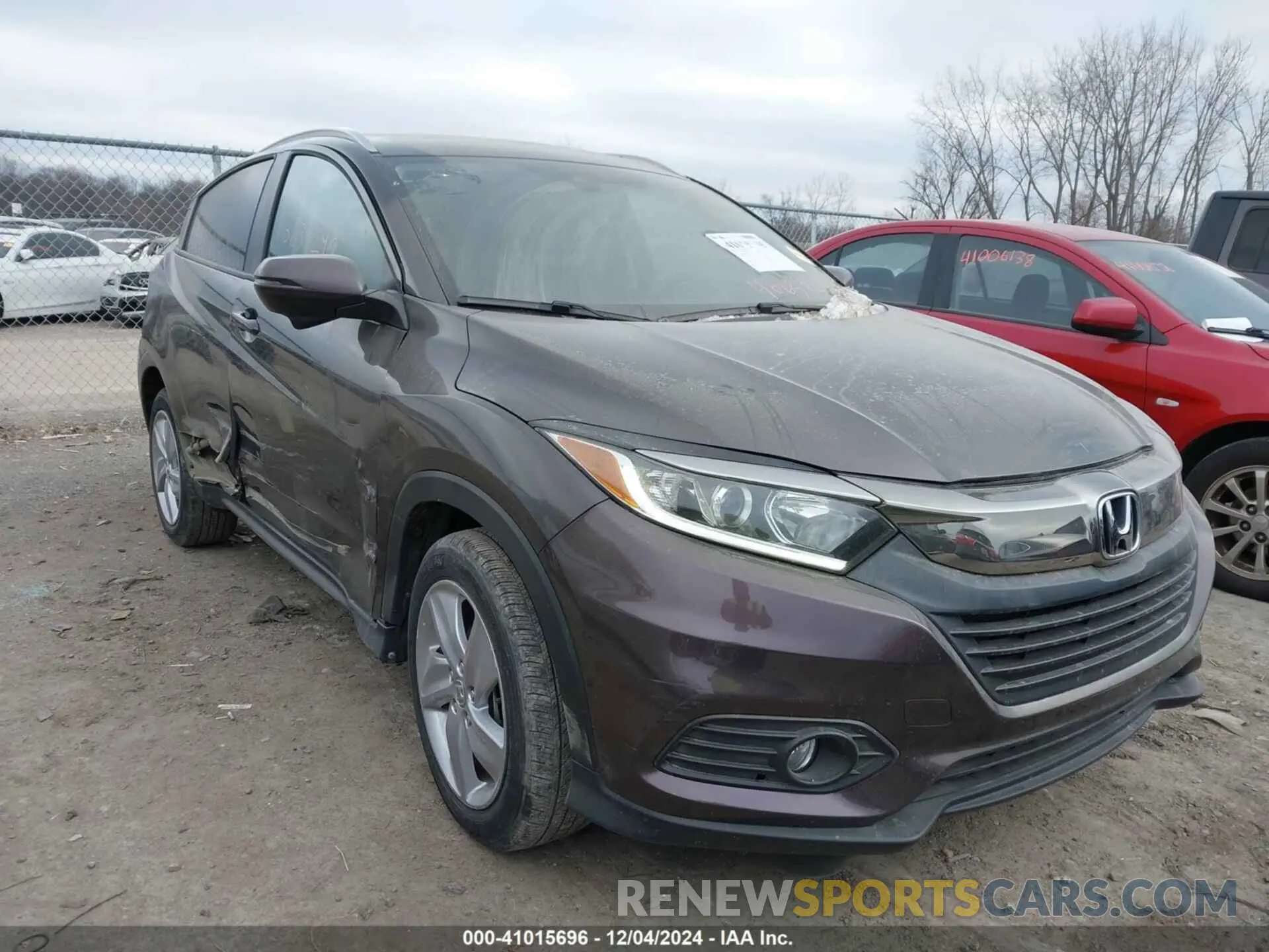 1 Photograph of a damaged car 3CZRU6H77LM731634 HONDA HR-V 2020