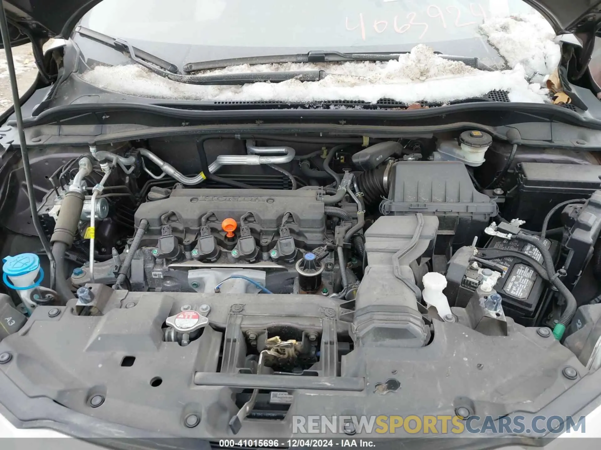 10 Photograph of a damaged car 3CZRU6H77LM731634 HONDA HR-V 2020
