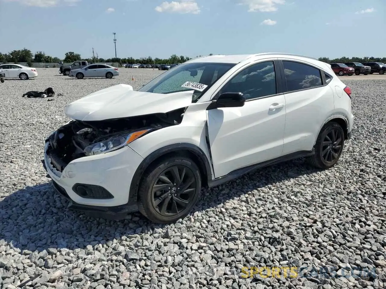1 Photograph of a damaged car 3CZRU5H10MM703116 HONDA HR-V 2021