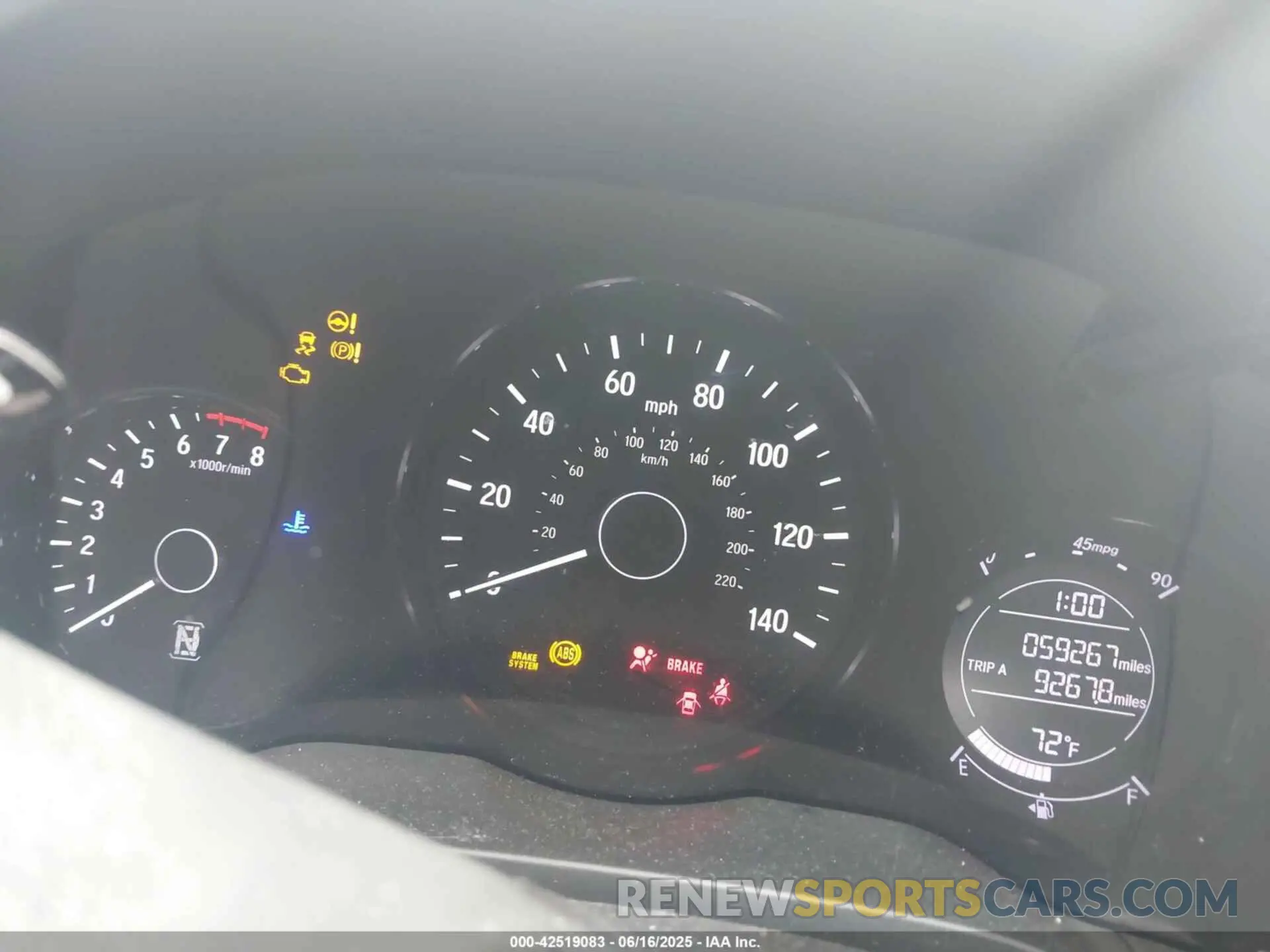 7 Photograph of a damaged car 3CZRU5H17MM707003 HONDA HR-V 2021