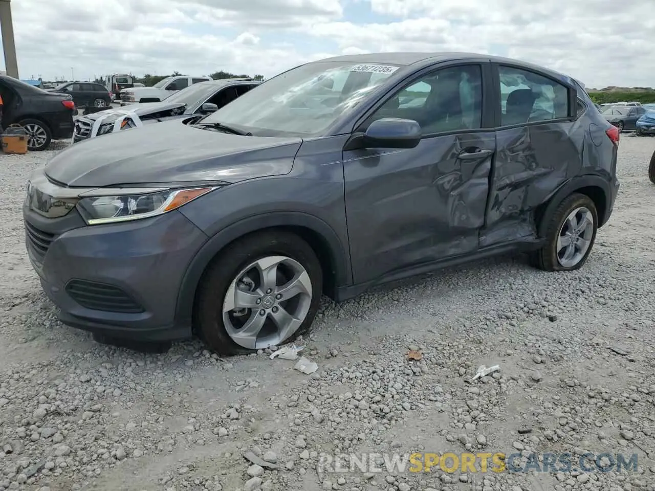 1 Photograph of a damaged car 3CZRU5H33MM726438 HONDA HR-V 2021
