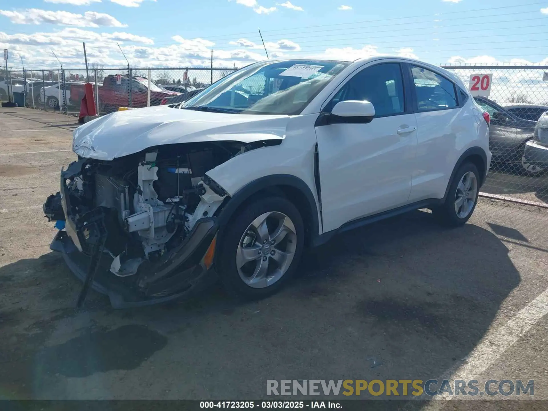 2 Photograph of a damaged car 3CZRU5H39MM728355 HONDA HR-V 2021
