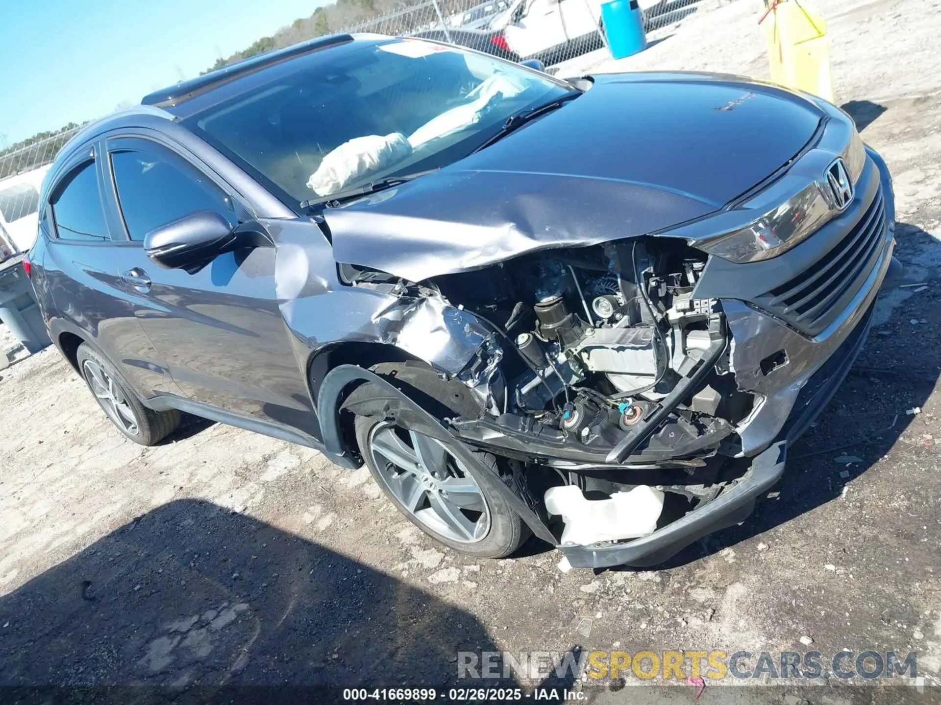 1 Photograph of a damaged car 3CZRU5H52MM705470 HONDA HR-V 2021