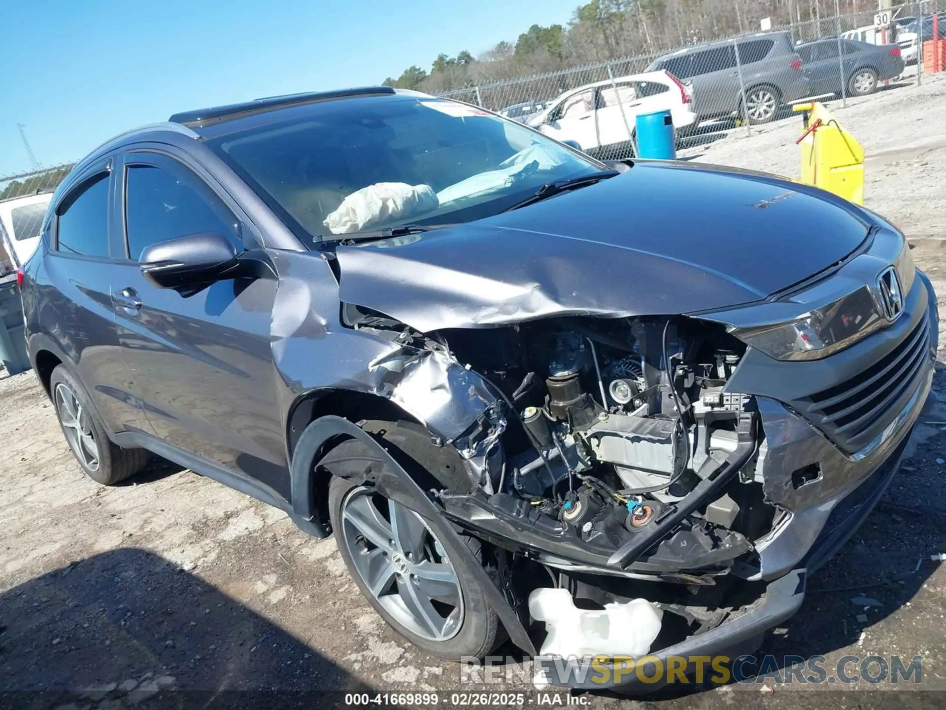 6 Photograph of a damaged car 3CZRU5H52MM705470 HONDA HR-V 2021