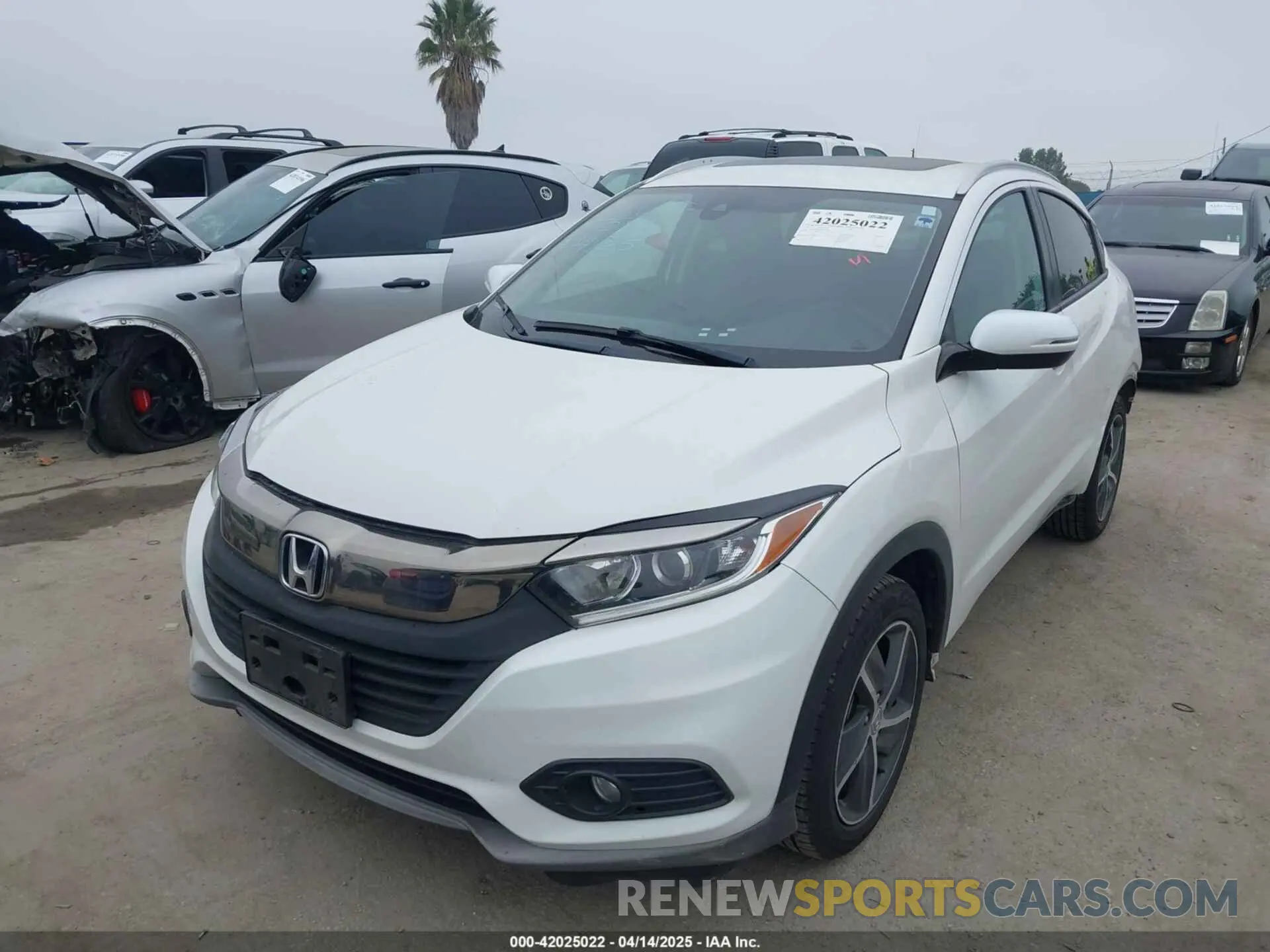 2 Photograph of a damaged car 3CZRU5H52MM710538 HONDA HR-V 2021
