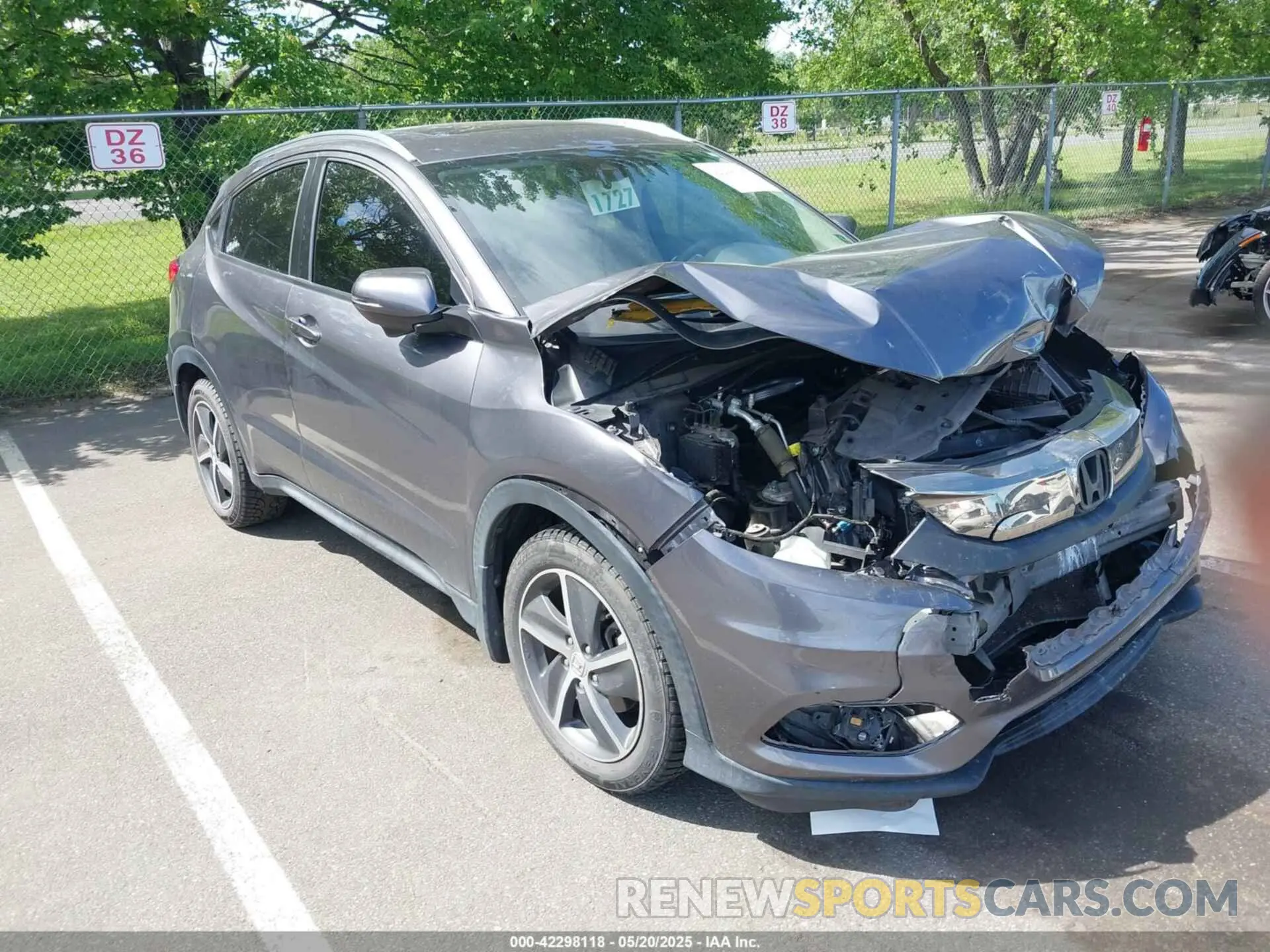 1 Photograph of a damaged car 3CZRU5H53MM705770 HONDA HR-V 2021