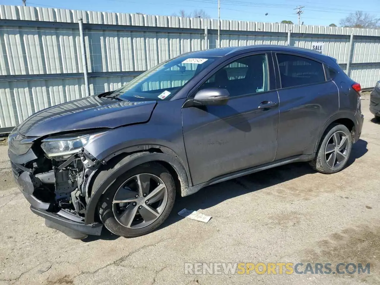 1 Photograph of a damaged car 3CZRU5H53MM713285 HONDA HR-V 2021