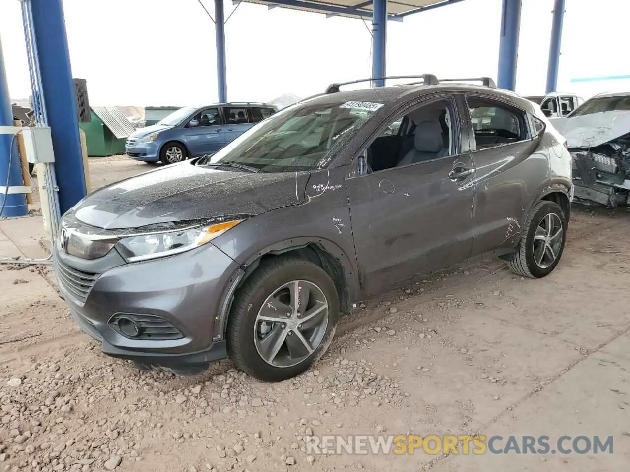 1 Photograph of a damaged car 3CZRU5H56MM717802 HONDA HR-V 2021