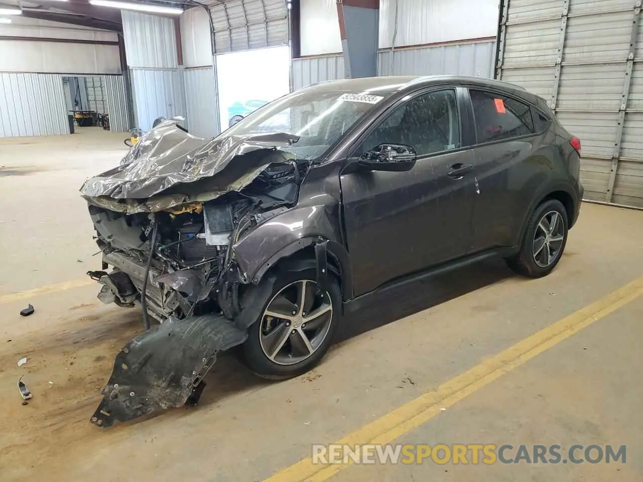 1 Photograph of a damaged car 3CZRU5H5XMM711825 HONDA HR-V 2021